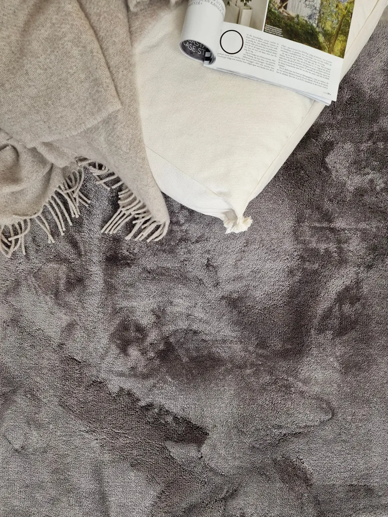 Cozy Ryamatta 200x290 cm Rektangulär - Grå - Textil & mattor - Mattor - Modern matta - Wiltonmattor