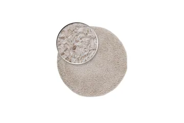 Floki Ryamatta 200 cm Rund - Vit - Textil & mattor - Mattor - Modern matta - Ryamatta & luggmatta