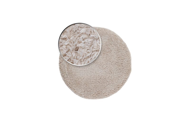 Floki Ryamatta 240 cm Rund - Vit - Textil & mattor - Mattor - Modern matta - Ryamatta & luggmatta