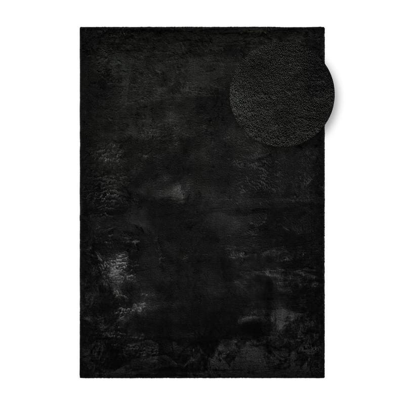 Ryamatta Heaven - 120x170 cm, Svart - Textil & mattor - Mattor - Modern matta - Ryamatta & luggmatta