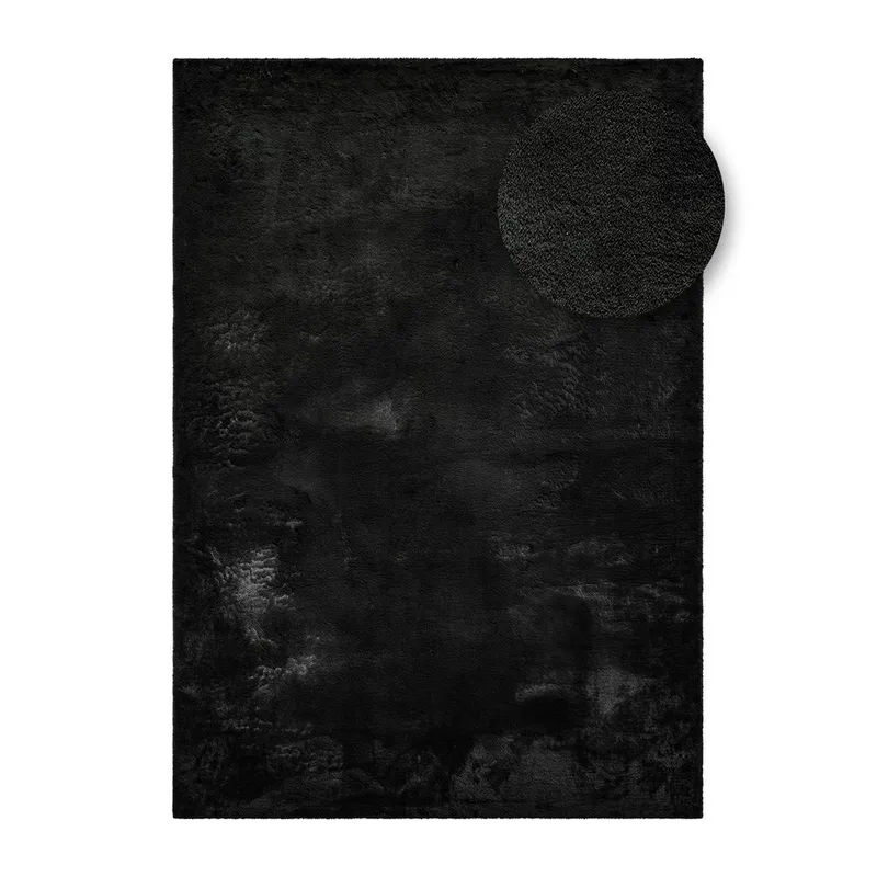 Ryamatta Heaven - 140x200 cm, Svart - Textil & mattor - Mattor - Modern matta - Ryamatta & luggmatta