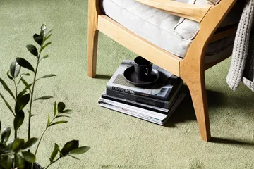 Satine Matta 133x200 cm Grön - Vm Carpet - Textil & mattor - Mattor - Modern matta - Ryamatta & luggmatta