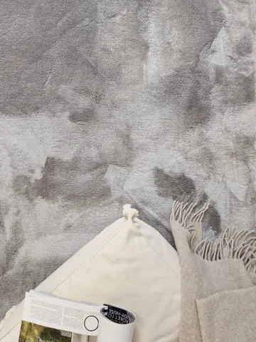 Cozy Ryamatta 133x190 cm Rektangulär - Silver - Textil & mattor - Mattor - Modern matta - Ryamatta & luggmatta