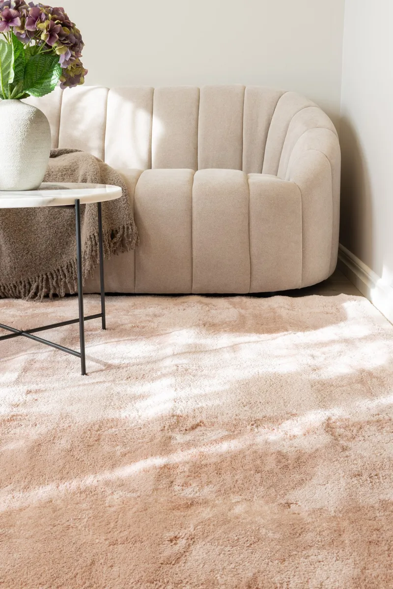 Cozy Ryamatta 200x290 cm Rektangulär - Rosa - Textil & mattor - Mattor - Modern matta - Ryamatta & luggmatta