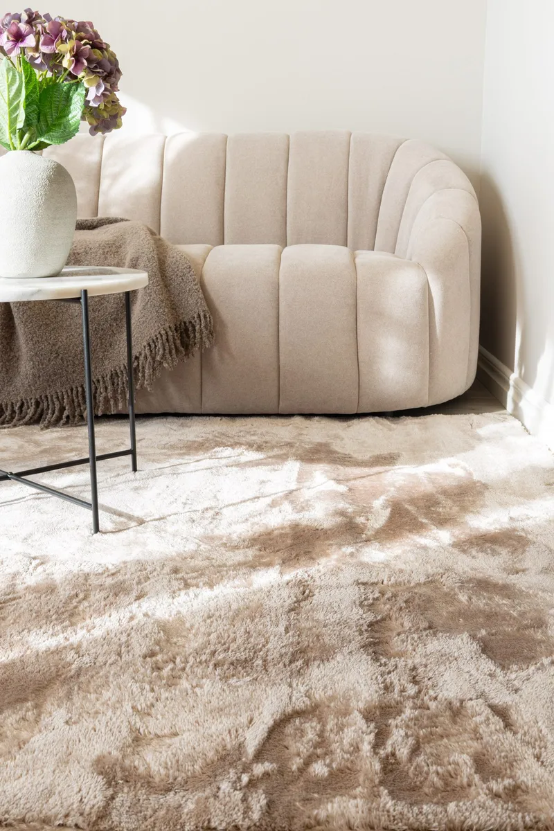 Cozy Ryamatta 240x340 cm Rektangulär - Linne - Textil & mattor - Mattor - Modern matta - Ryamatta & luggmatta