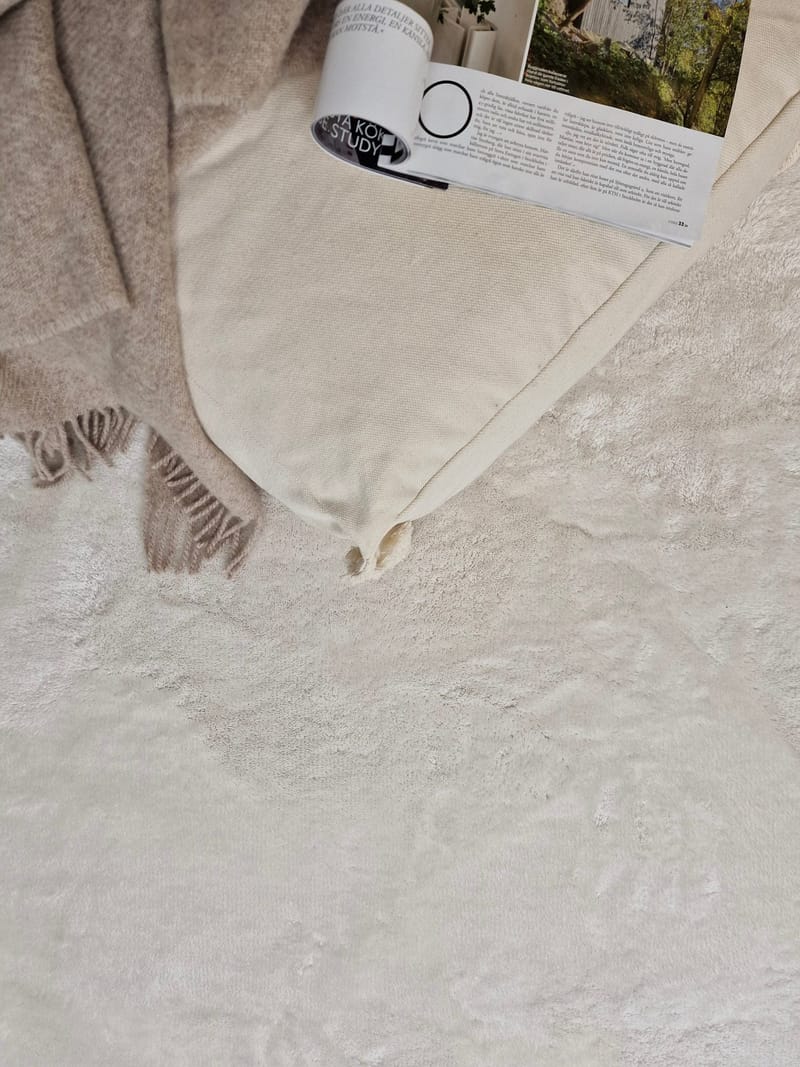 Cozy Ryamatta 240x340 cm Rektangulär - Vit - Textil & mattor - Mattor - Modern matta - Wiltonmattor