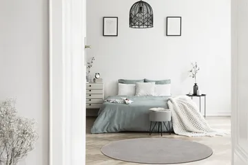 Sheraton Ryamatta Rund 200 cm - Silver - Textil & mattor - Mattor - Modern matta - Ryamatta & luggmatta
