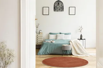 Sheraton Ryamatta Rund 200 cm - Terracotta - Textil & mattor - Mattor - Modern matta - Ryamatta & luggmatta