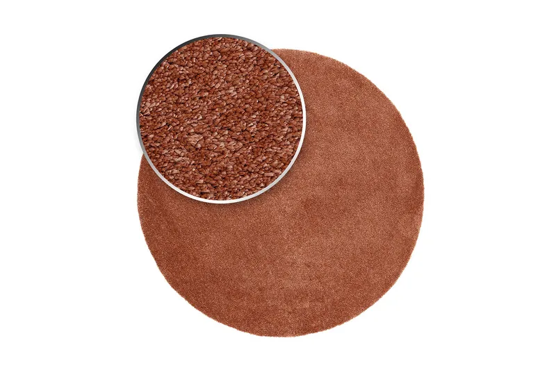 Sheraton Ryamatta Rund 200 cm - Terracotta - Textil & mattor - Mattor - Modern matta - Ryamatta & luggmatta