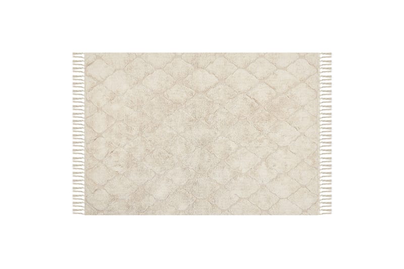 Silchar Bomullsmatta 140x200 cm - Beige - Textil & mattor - Mattor - Modern matta - Bomullsmatta