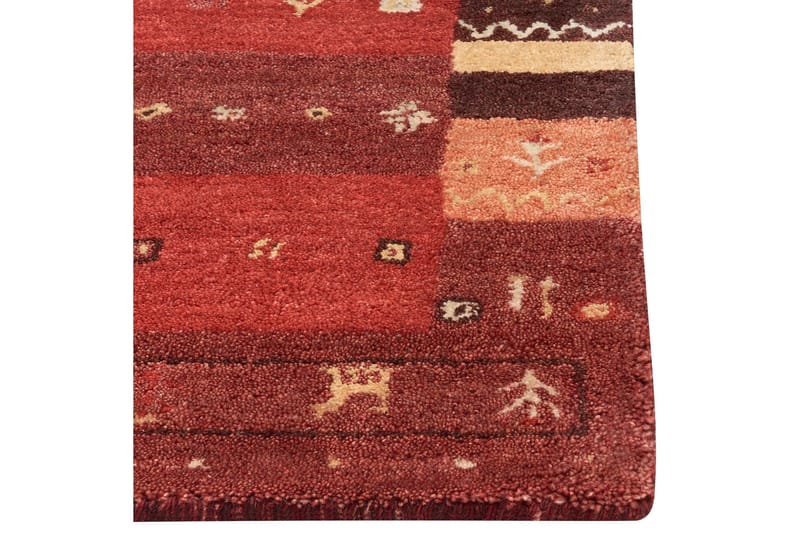 Sinanli Ryamatta 140x200 cm - Röd - Textil & mattor - Mattor - Modern matta - Ullmatta