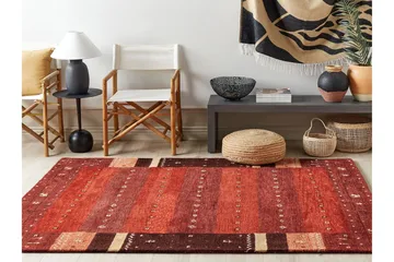 Sinanli Ryamatta 160x230 cm - Röd - Textil & mattor - Mattor - Modern matta - Ullmatta