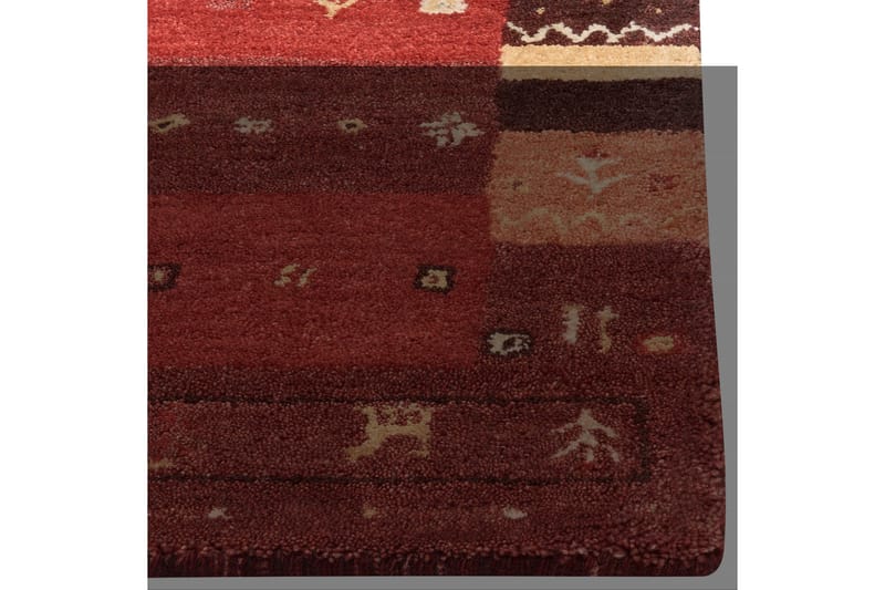 Sinanli Ryamatta 160x230 cm - Röd - Textil & mattor - Mattor - Modern matta - Ullmatta