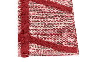 Sivas Bomullsmatta 160x230 cm - Röd - Textil & mattor - Mattor - Modern matta - Bomullsmatta