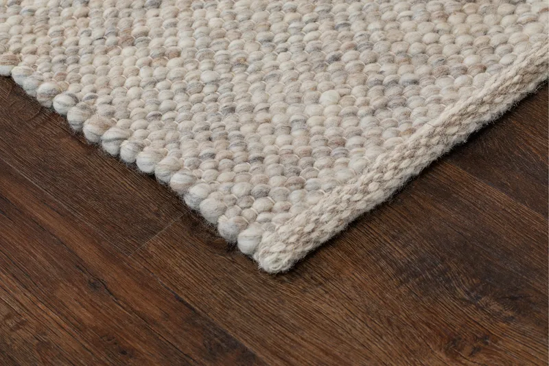 Skagen Ullmatta 160x230 cm Rektangulär - Sandmelange - Textil & mattor - Mattor - Modern matta - Ullmatta