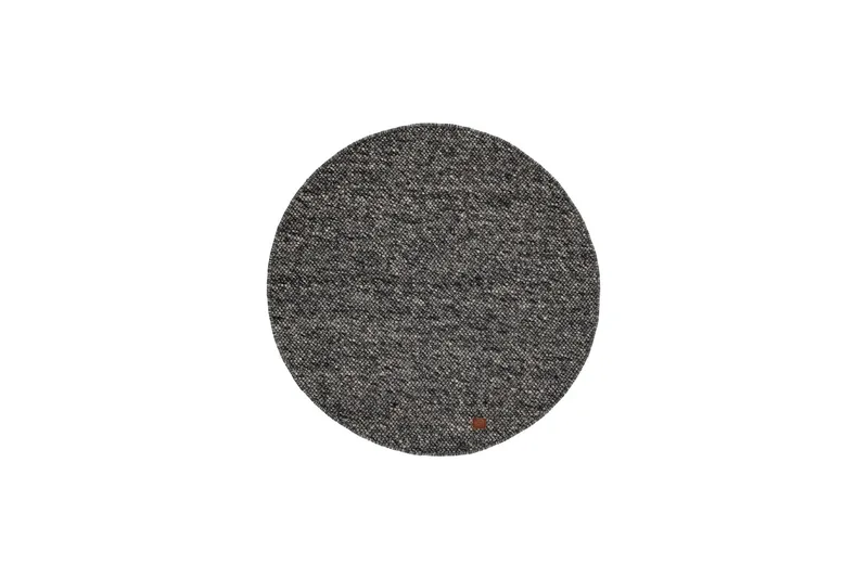Skagen Ullmatta 200 cm Rund - Grafitmelange - Textil & mattor - Mattor - Modern matta - Ullmatta