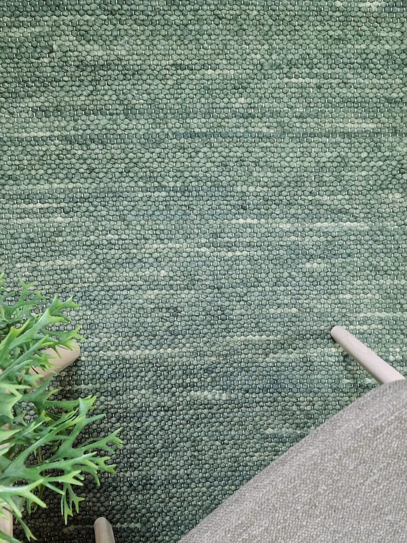 Skagen Ullmatta 240 cm Rund - Grönmelange - Textil & mattor - Mattor - Modern matta - Ullmatta