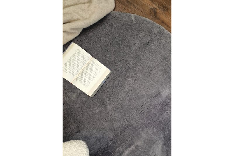 Soft Wiltonmatta Rund 120 cm - Grafitgrå - Textil & mattor - Mattor - Modern matta - Wiltonmattor