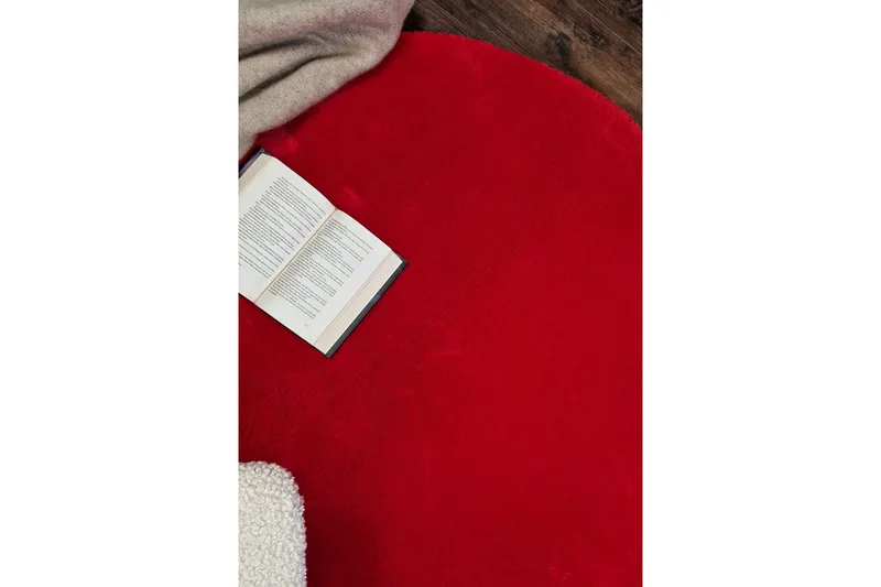 Soft Wiltonmatta Rund 160 cm - Röd - Textil & mattor - Mattor - Modern matta - Wiltonmattor
