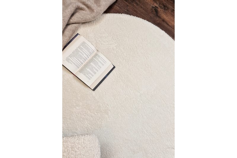 Soft Wiltonmatta Rund 160 cm - Vit - Textil & mattor - Mattor - Modern matta - Wiltonmattor