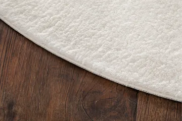 Soft Wiltonmatta Rund 160 cm - Vit - Textil & mattor - Mattor - Modern matta - Wiltonmattor