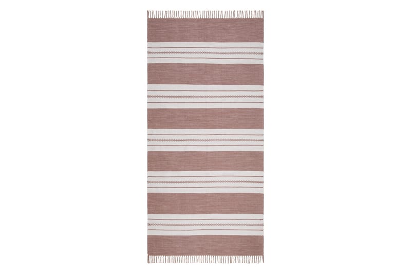 Sund Bomullsmatta 75x280 cm Oval - Rosa - Textil & mattor - Mattor - Modern matta - Bomullsmatta