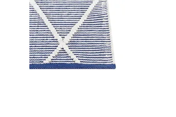 Synopa Ryamatta 80x150 cm - Svart/Vit - Textil & mattor - Mattor - Modern matta - Bomullsmatta