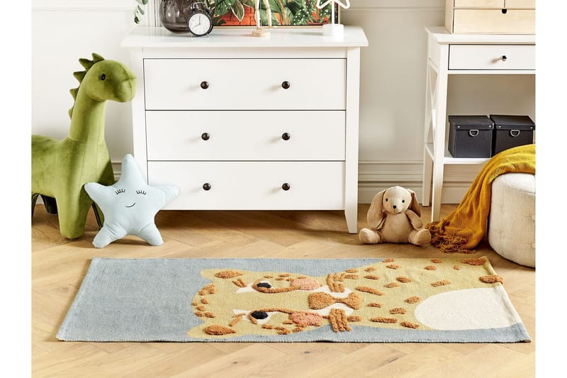 Tangse Bomullsmatta 80x150 cm - Gul - Textil & mattor - Barntextilier - Barnmatta & lekmatta