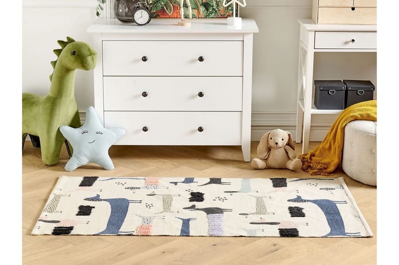 Temiaj Bomullsmatta 80x150 cm - Beige - Textil & mattor - Barntextilier - Barnmatta & lekmatta