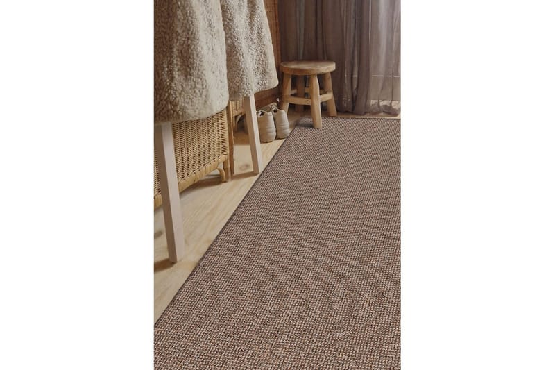 Titan Tuftad matta 80x320 cm - Brun - Textil & mattor - Mattor - Modern matta - Wiltonmattor