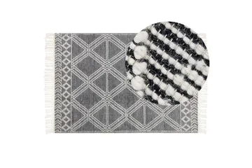 Toprakkale Ullmatta 160x230 cm - Grå - Textil & mattor - Mattor - Modern matta - Ullmatta