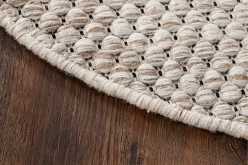 Torekov Ullmatta Ø200 cm Rund - Creme - Textil & mattor - Mattor - Modern matta - Ullmatta