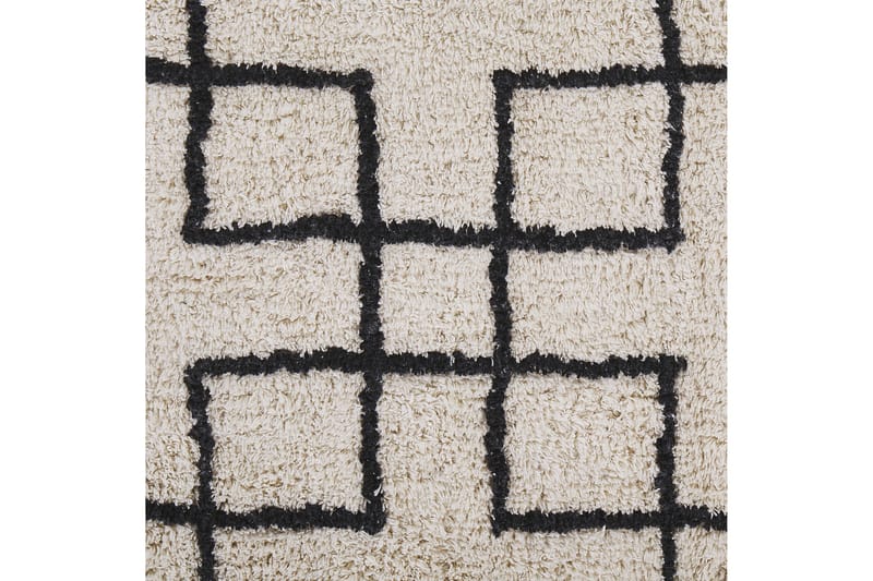 Turhal Ryamatta 140x200 cm - Beige - Textil & mattor - Mattor - Modern matta - Bomullsmatta