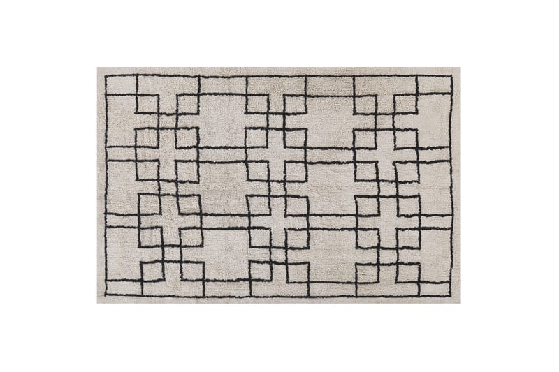 Turhal Ryamatta 160x230 cm - Beige - Textil & mattor - Mattor - Modern matta - Bomullsmatta
