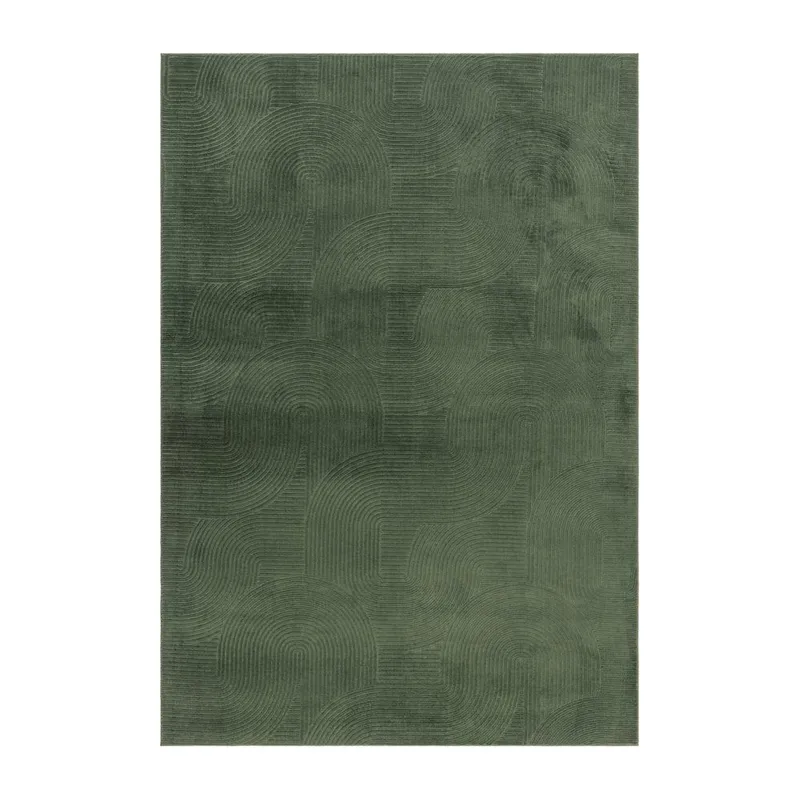 Tvättbar Matta Castello Art - Smaragdgrön - Textil & mattor - Mattor - Modern matta - Trasmatta