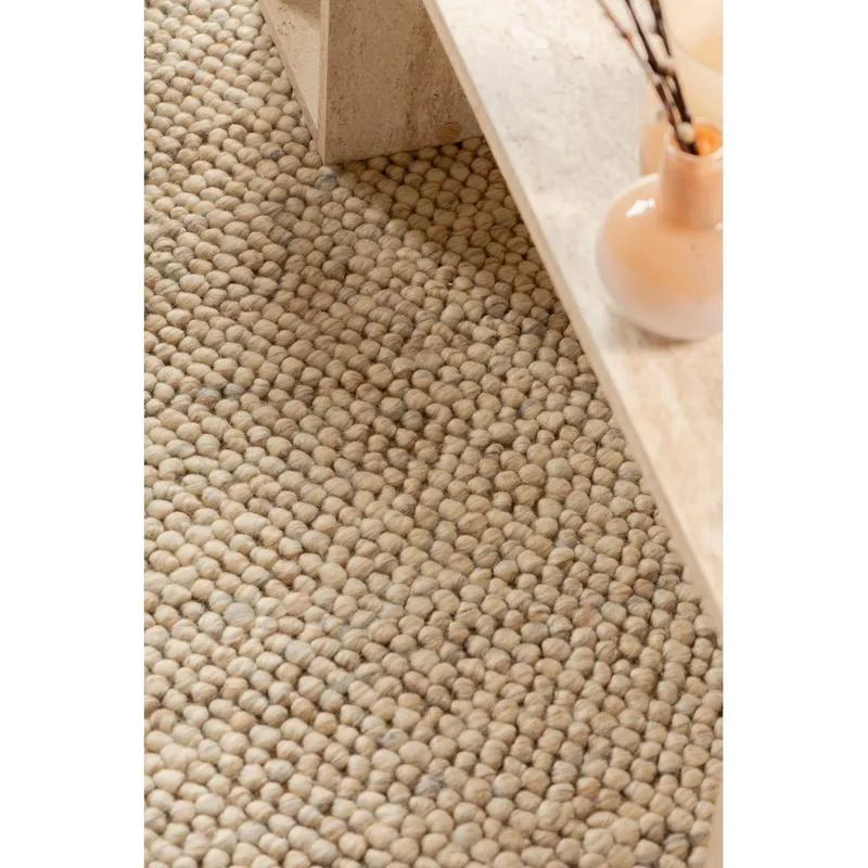 Ullmatta Bubble - 160x230 cm, Sand - Textil & mattor - Mattor - Modern matta - Ullmatta
