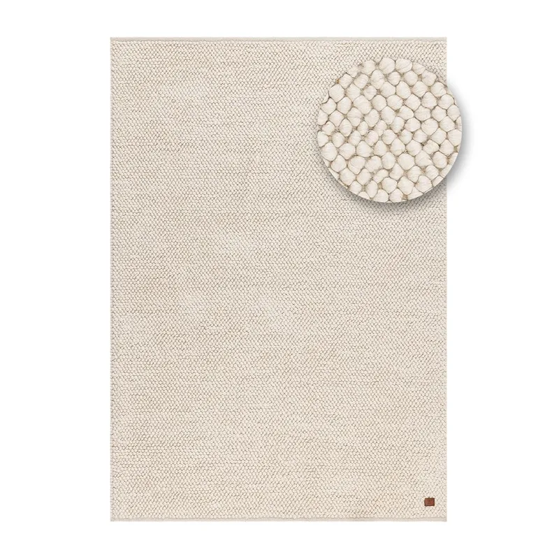 Ullmatta Bubble - 240x340 cm, Creme - Textil & mattor - Mattor - Modern matta - Ullmatta