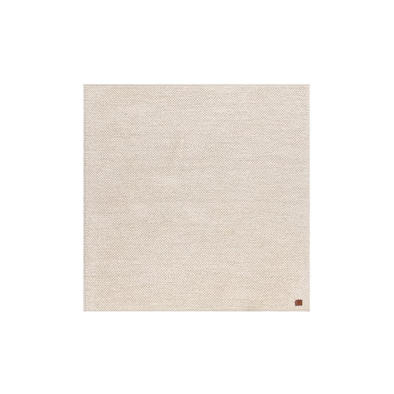 Ullmatta Bubble Kvadrat, 200x200 cm, Creme
