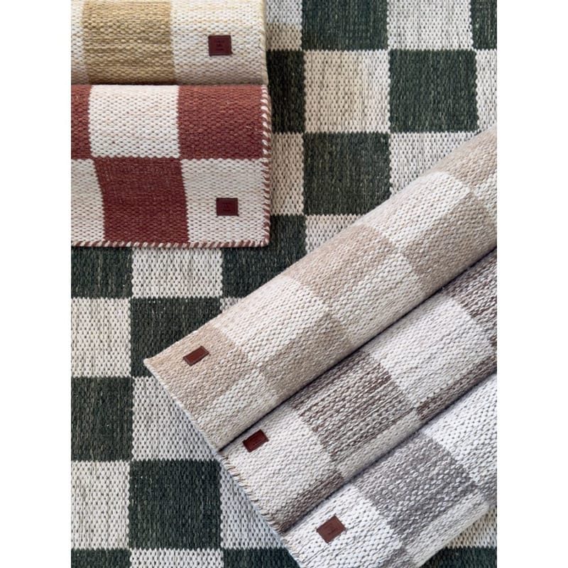 Ullmatta Chessie Kvadrat - 250x250 cm, Ockragul - Textil & mattor - Mattor - Modern matta - Ullmatta