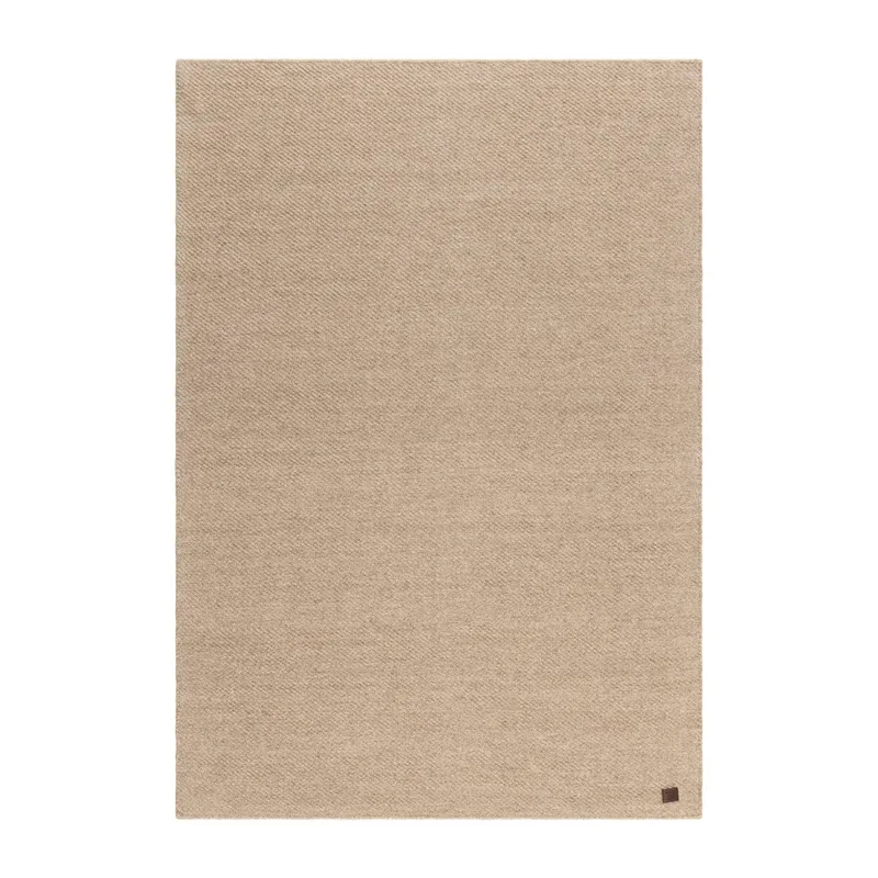 Ekeby Matta 160x230 cm, Ljus linnebrun