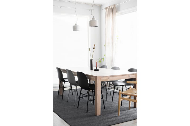 Elsa Matta 80x250 cm Svart - Vm Carpet - Textil & mattor - Mattor - Modern matta - Ullmatta