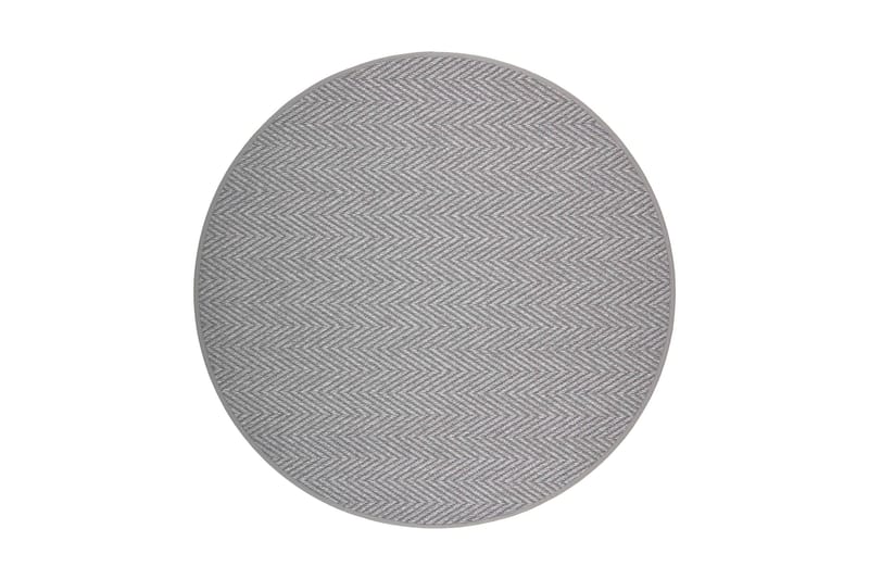 Elsa Matta Rund 133 cm Grå - Vm Carpet - Textil & mattor - Mattor - Modern matta - Ullmatta
