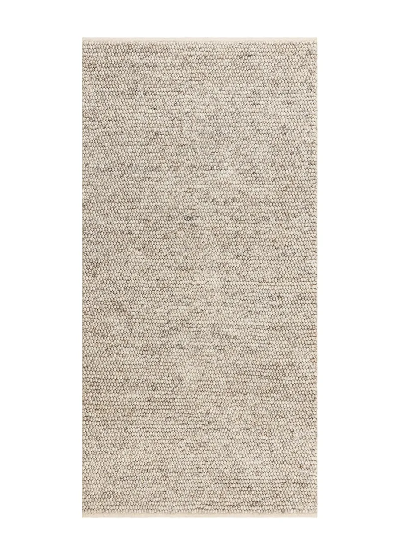 Handvävd Matta Bubble 75x230 cm, Linne