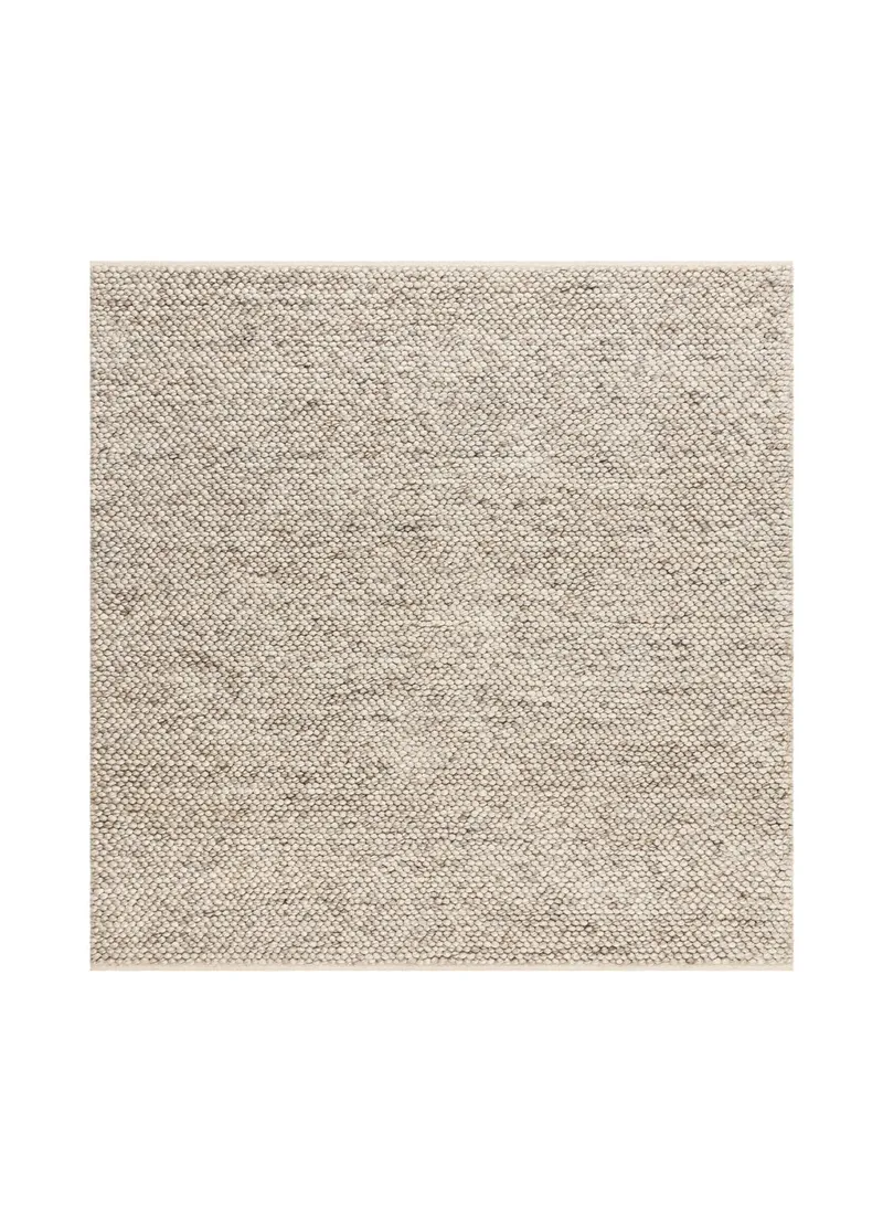 Handvävd Matta Bubble Kvadratisk 200x200 cm, linne