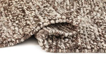 Handvävd Matta Bubble Rund 240 cm - Choklad Melange - Textil & mattor - Mattor - Modern matta - Ullmatta