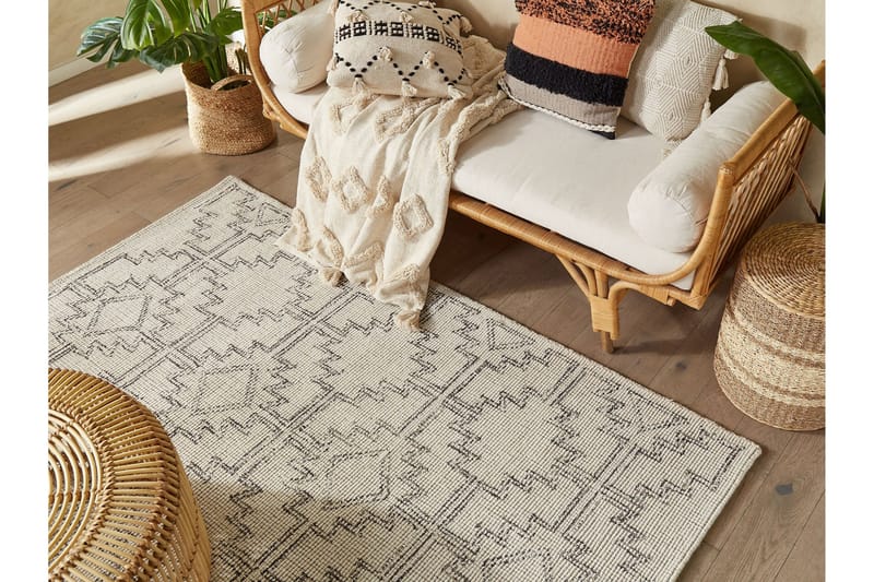 Urla Ryamatta 140x200 cm - Beige - Textil & mattor - Mattor - Små mattor