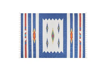 Varser Bomullsmatta 200x300 cm - Blå - Textil & mattor - Mattor - Modern matta - Bomullsmatta