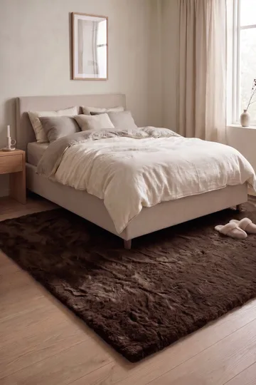 Maskinvävd Matta Heaven Deluxe 160x230 cm - Choklad - Textil & mattor - Mattor - Modern matta - Wiltonmattor