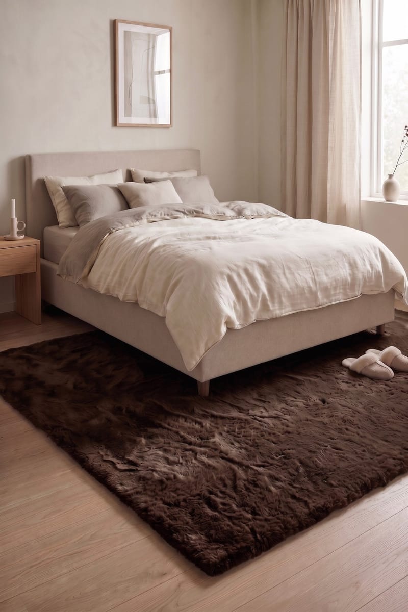 Maskinvävd Matta Heaven Deluxe 160x230 cm - Choklad - Textil & mattor - Mattor - Modern matta - Wiltonmattor