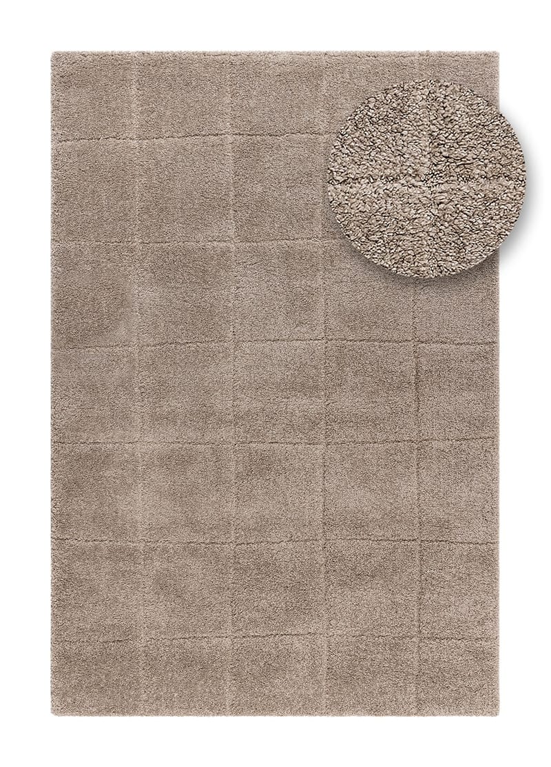 Maskinvävd Matta Montana Square 200x290 cm - greige - Textil & mattor - Mattor - Modern matta - Wiltonmattor
